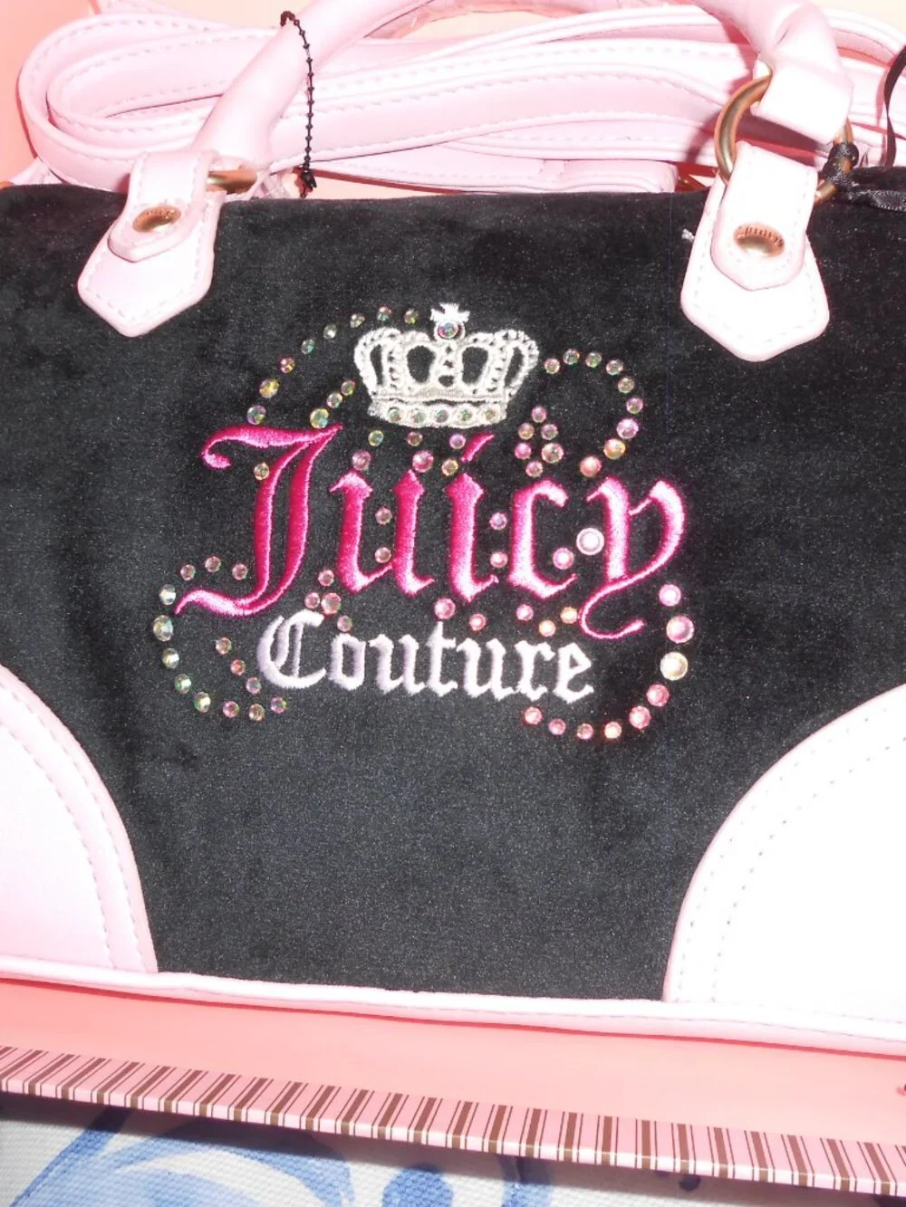 NEW IN BOX JUICY COUTURE 2 PC Mommy And Me Gift SET SATCHEL CROSSBODY Bags